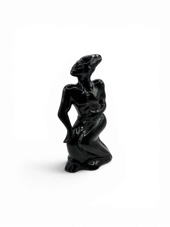 Vintage Other - Vintage 1960s 1970s Mid Century Blackmoor Black America Porcelain Figurine 10.5”
